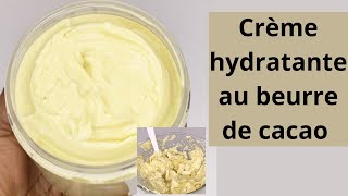 Crème hydratant au beurre de cacao & Chantilly de beurre de cacao