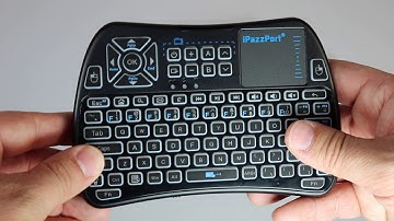 Review: iPazzPort Mini Wireless Keyboard with Touchpad Mouse Combo,Universal Infrared Remote Control