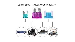 Muhize Car Blade Fuses