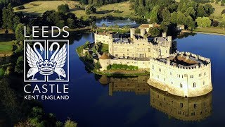 Leeds Castle, England Drone Flight (4K)