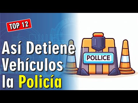 🚓 Así Detiene Vehículos la Policía