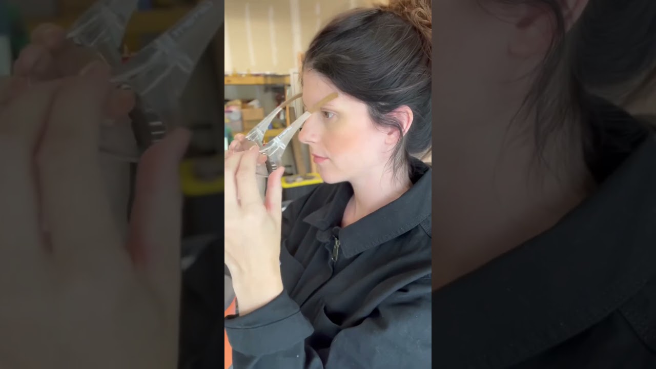 DIY wall hook from scrap wood & metal pieces 