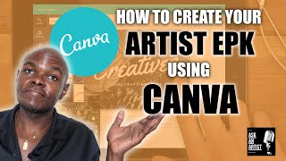 How to create ARTIST EPK in Canva (DIY)