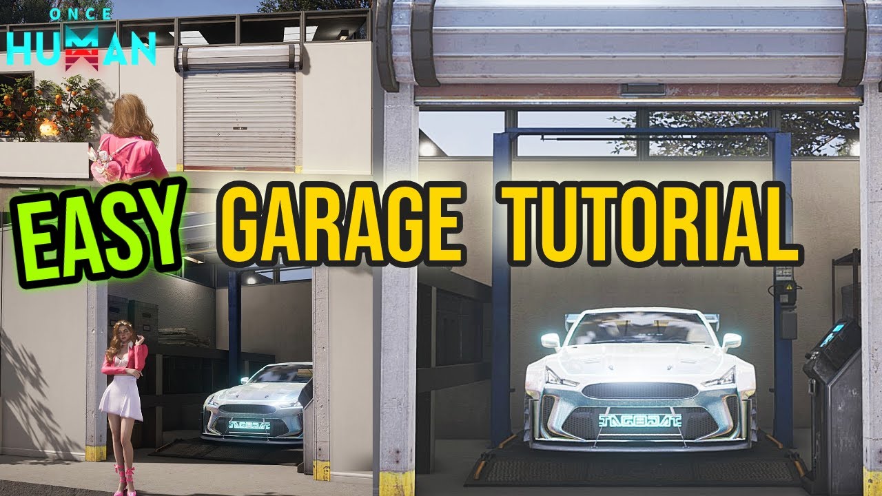 Want to Build a Real Garage in Once Human? Here's how! | Once Human