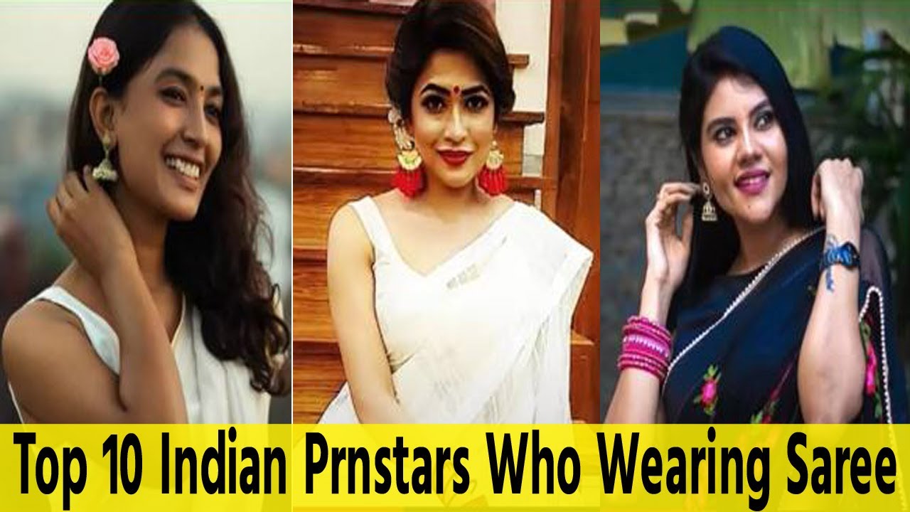 ⁣Top 10 Indian Prnstars Who Wearing Saree Adult Actress | Most beautiful indian Saree Love Stars