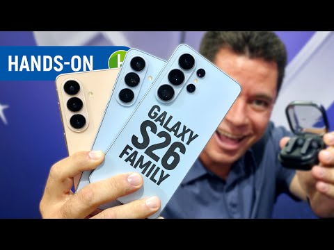 Linha GALAXY S26 chega com ULTRA IA, novas câmeras e TELA ANTI-FOFOCA | Hands-on