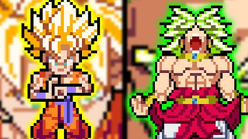Goku VS Broly [Mini Sprite animation]