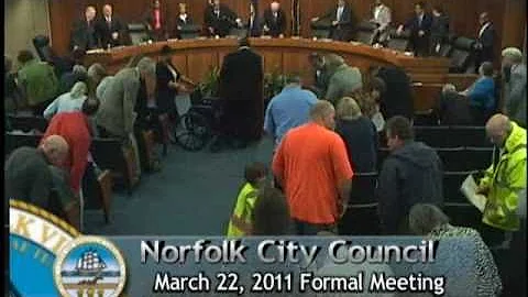 Formal 03/22/11 Meeting - Norfolk City Council