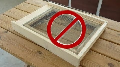 Screen bottom boards are harmful to beehives.