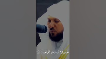 القارئ :ماهر المعيقلي سـورة: مريم( 10-15)
