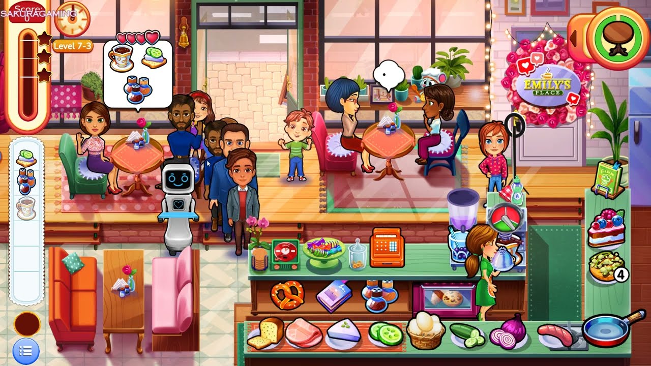 Рецепт восхитительной Эмили для обновления. Бонусные уровни 7-1 – 7-3.