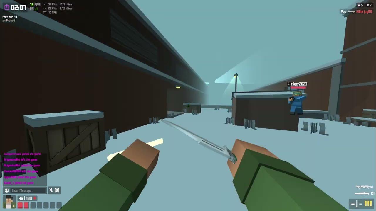 Krunker.io Spray N Pray Freight Map Gameplay YouTube