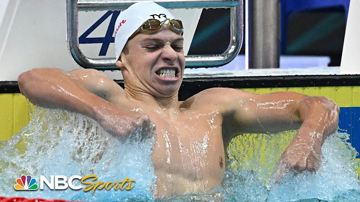 Marchand nearly tops a Michael Phelps World Record...