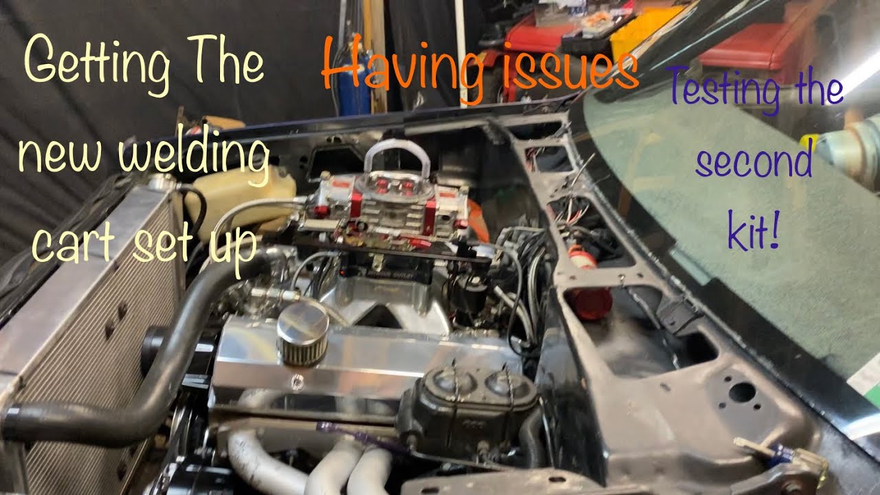 We test the 2nd nitrous kit and get the new welding cart set up!