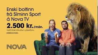 Enski Boltinn Frá Síminn Sport Með Ótakmörkuðum Ljósleiðara Og Nova Tv