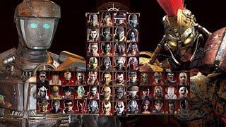 Mortal Kombat 9 - ATOM REAL STEEL & MIDAS - Expert Tag Ladder - Gameplay @(1080p) - 60ᶠᵖˢ ✔