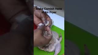 How To Make Cornish Hens In Air Fryer #Shorts #AirFryerRecipies #CornishHen #AirFryerCooking #AirFry