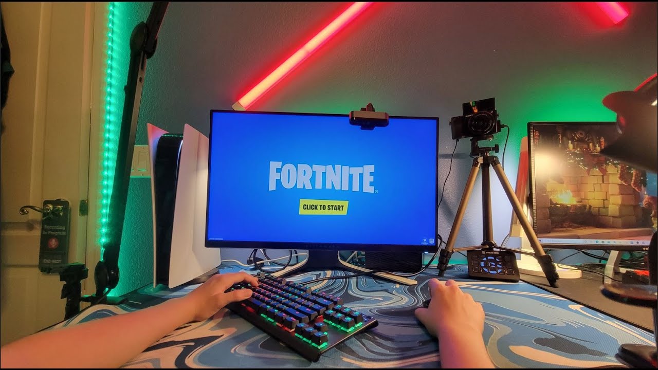 Fortnite but You Are Me (POV) + Keyboard & Mouse on PS5 + Chapter 3 🤩