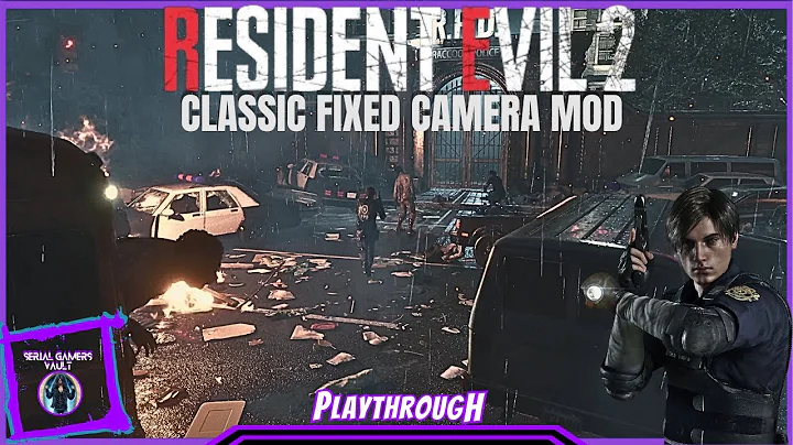 Resident Evil 2 Remake | Classic Fixed camera Mod | Leon A Playthrough No commentary