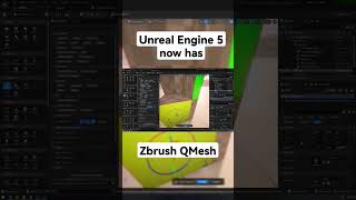 Unreal Engine 5 now has Zbrush QMesh feature