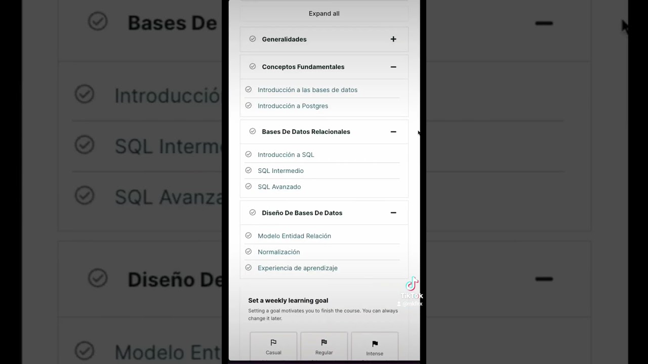 Cursos universitarios de SQL en español y gratuitos.