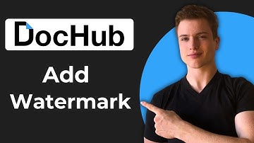 How To Add Watermark In DocHub (Working 2025)