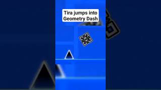 Tira jumps into Geometry Dash | GD Animation 2023
