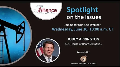 U.S. Congressman Jodey Arrington: Spotlight on the...