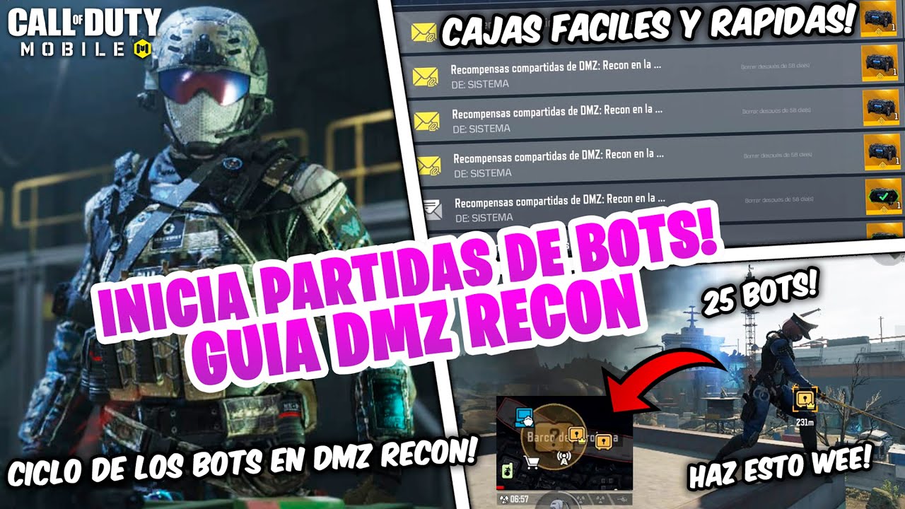 Dmz Cod Bot JUEGA CONTRA BOTS
