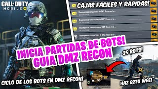 PLAY AGAINST BOTS ALWAYS DMZ RECON WITHOUT PLAYERS TO GET BOXES AND LOOT COD MOBILE | Dimitry