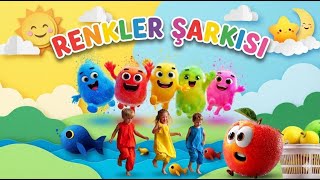 🟥🟨🟦 Renkler Şarkisi Colors Song| Çocuklar Için Eğitici Ve Eğlenceli Şarkılar 🥰