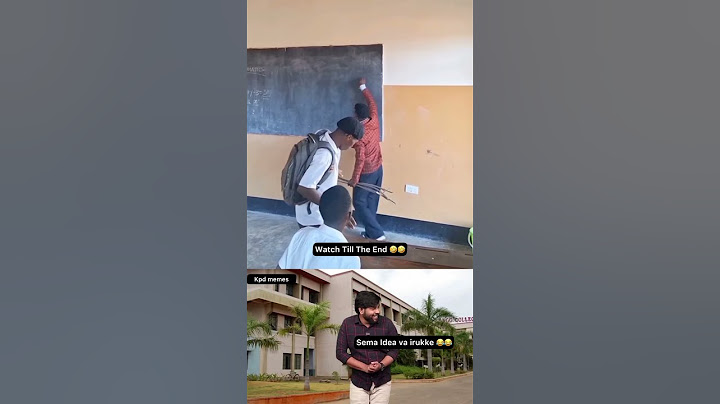 Sema idea va irukke 😹😹