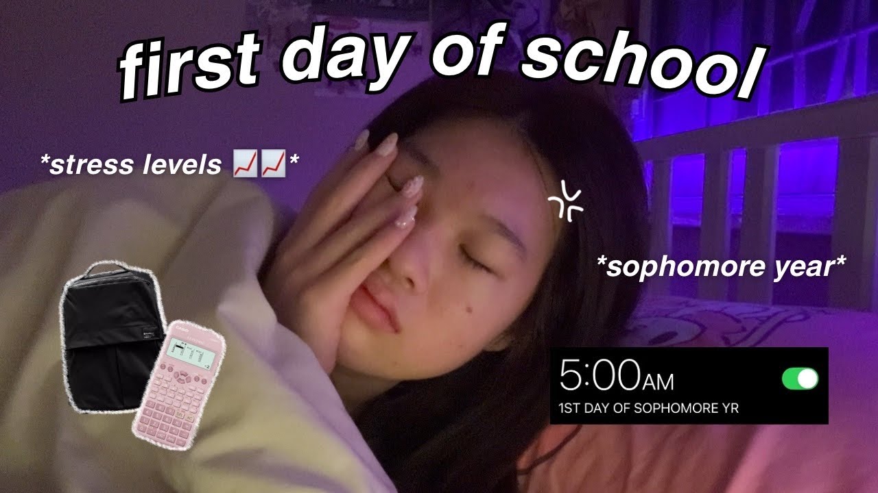 GRWM: first day of school (10th grade)📔 *realistic* 