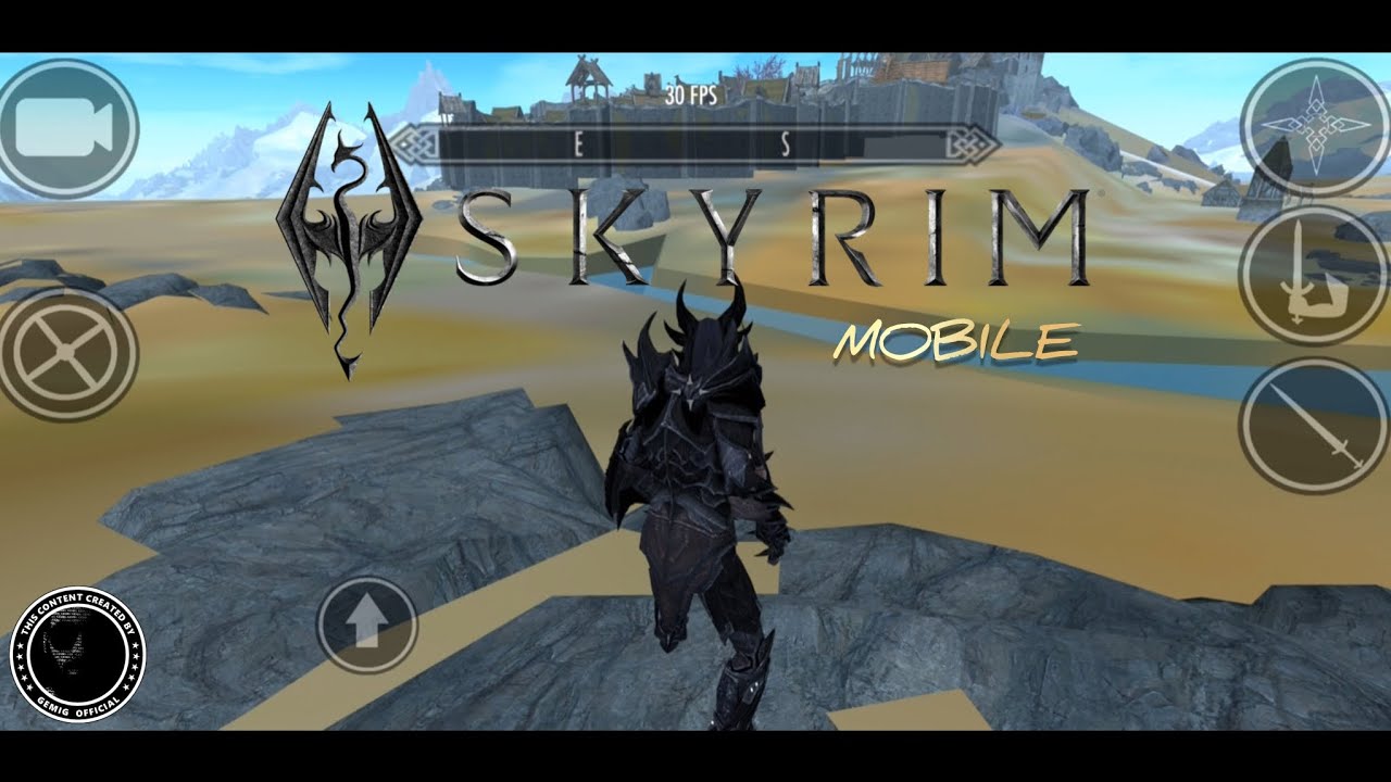 Skyrim Mobile - Demo | Gameplay Review [Android] - YouTube