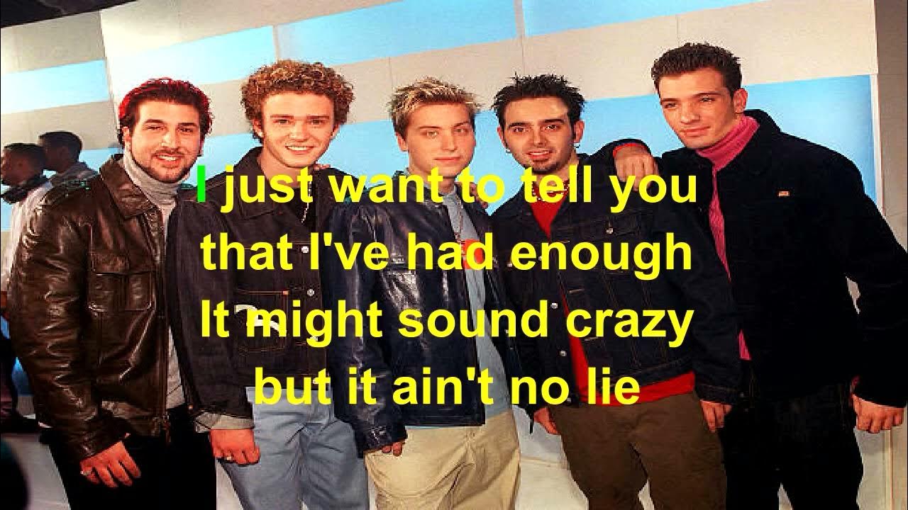 Bye Bye Bye N'Sync Lyrics Video 1 YouTube