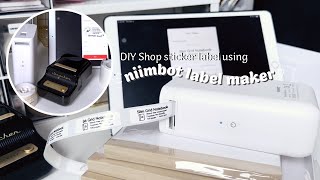 Portable Label Maker | How to use Niimbot D101 and B21 | DIY sticker labels | No ink printer