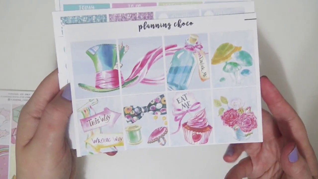 Etsy Printables Haul - ECLP Kits and Deco Planner Stickers