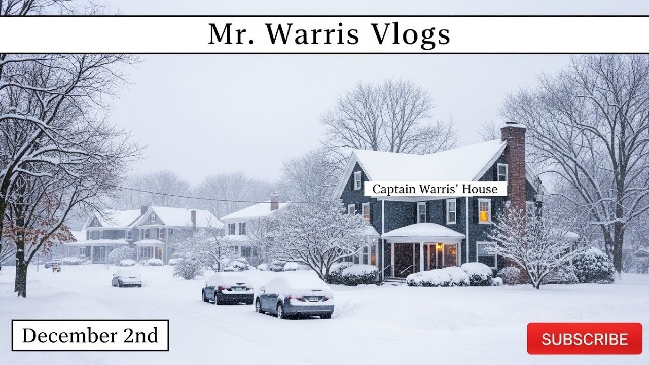 ❄️ Columbus Ohio Snow Day | Captain Warris House Covered in Snow | Mr Warris Vlogs