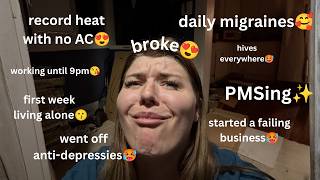 first week living alone did NOT go as expected 