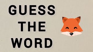 “Can You Guess the Word from These Clues?" | Fun Word Game Challenge! screenshot 2