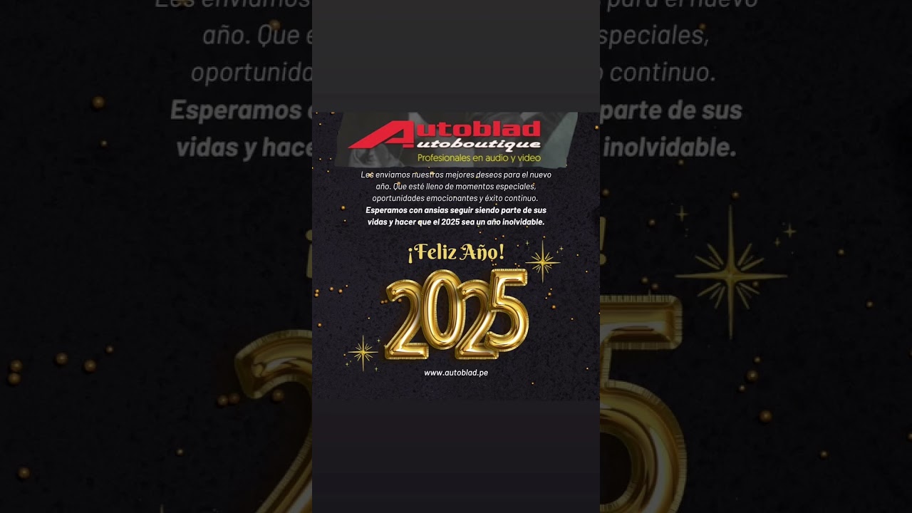 Feliz año nuevo 2025