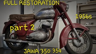 FULL RESTORATION JAWA 350 354 1956s