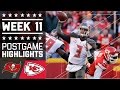 Buccaneers vs. Chiefs | NFL Week 11 Game Highlights