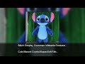 Stitch Cosplay Costumes Inflatable Costume Cute Mascot Crystal Super Soft Fabric Shopping Mall