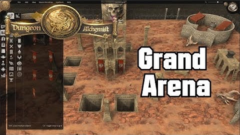 Dungeon Alchemist - 2 maps Gladiator Arena & Magical Duelling Room - TTRPG Battle Map | CMDR_Aconite