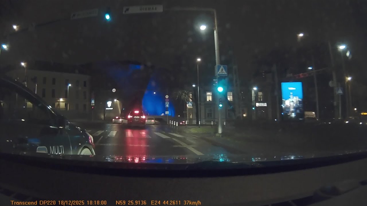 Liiklusohtlik olukord Kaarli pst 18.12.2025 õhtul