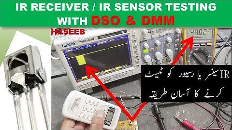[224] How To Test IR Receiver / Sensor. Infrared sensor Testing with multimeter in Urdu Hindi