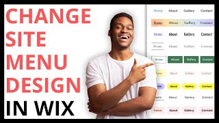 How to Change Site Menu Design in Wix [QUICK GUIDE]