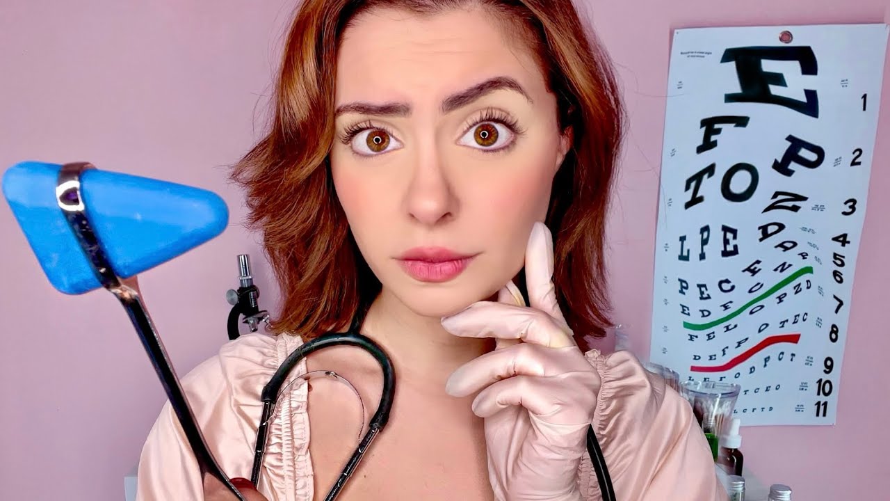 ASMR Cranial Nerve Exam EVERYTHING is Wrong ⚡ Doctor Roleplay, Eye, Hearing, Medical RP