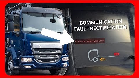 DAF LF instrument panel fault identification with JALTEST